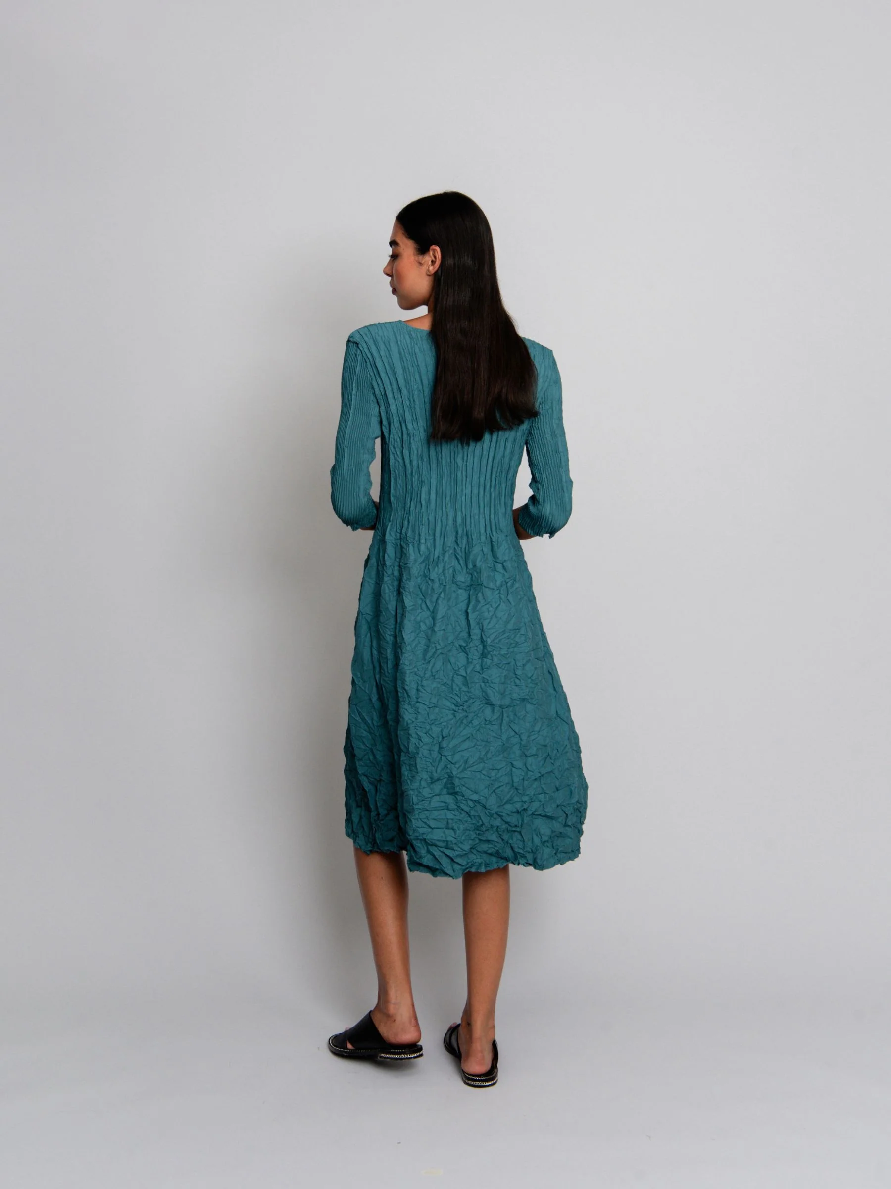 3/4 Sleeve Smash Pocket Dress - Plain Colours | AW26 - Image 15