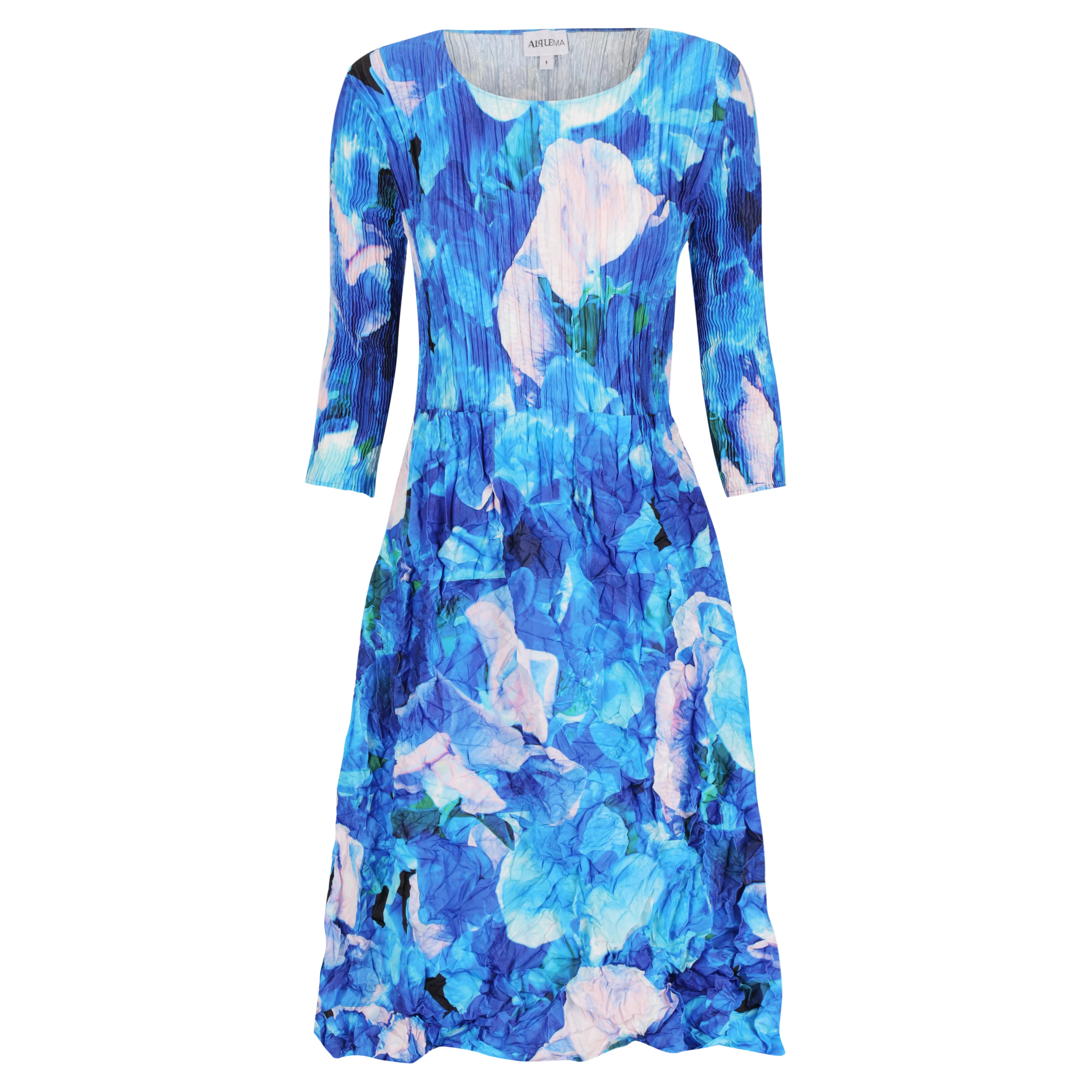 3/4 Sleeve Smash Pocket Dress - Prints - Image 10