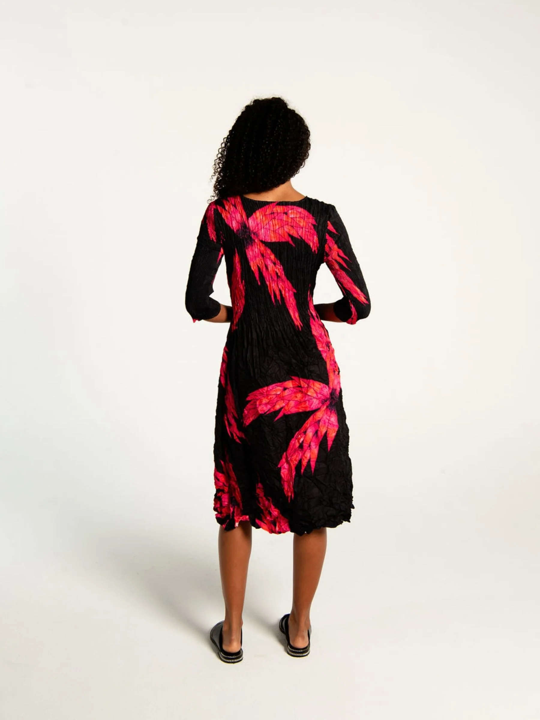 3/4 Sleeve Smash Pocket Dress - Prints - Image 20