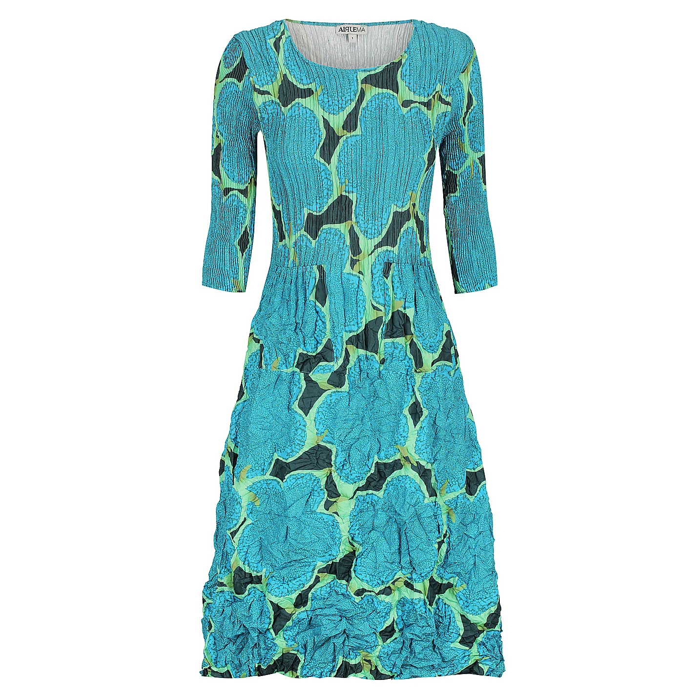 3/4 Sleeve Smash Pocket Dress - Prints - Image 18