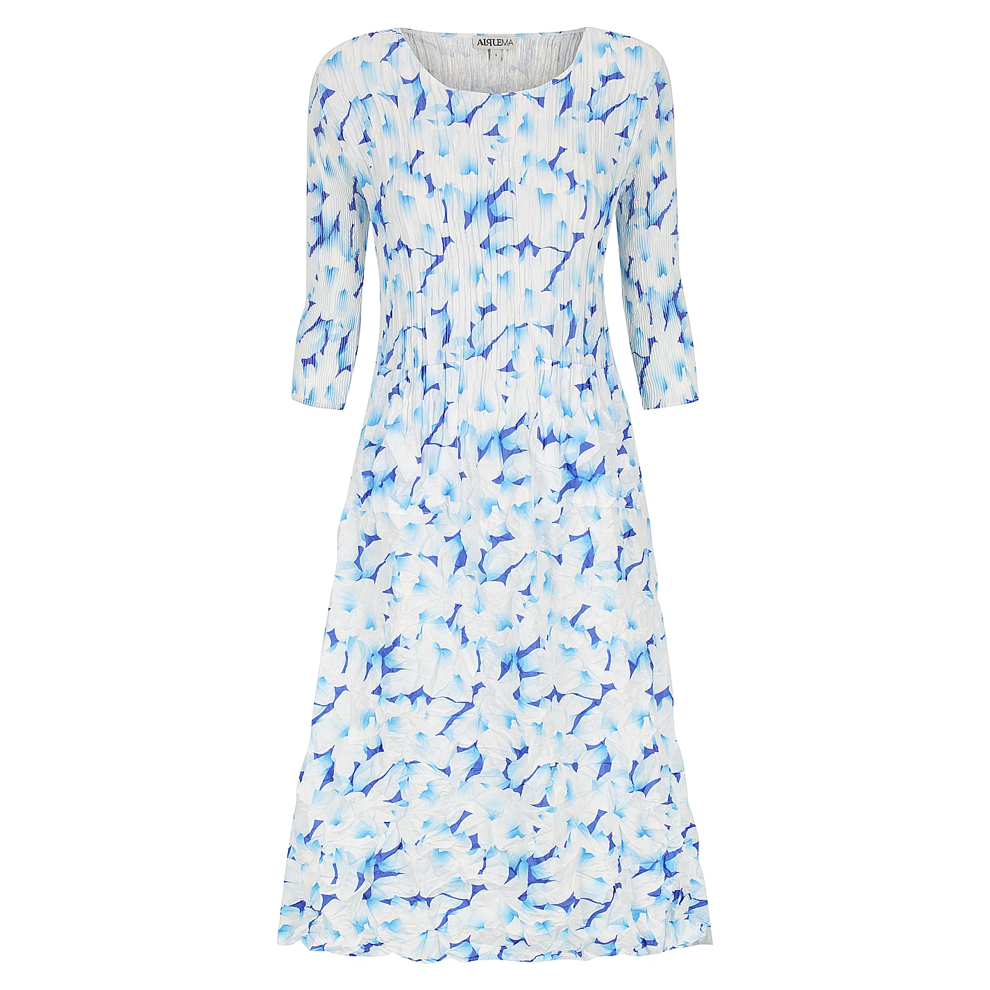 3/4 Sleeve Smash Pocket Dress - Prints - Image 20