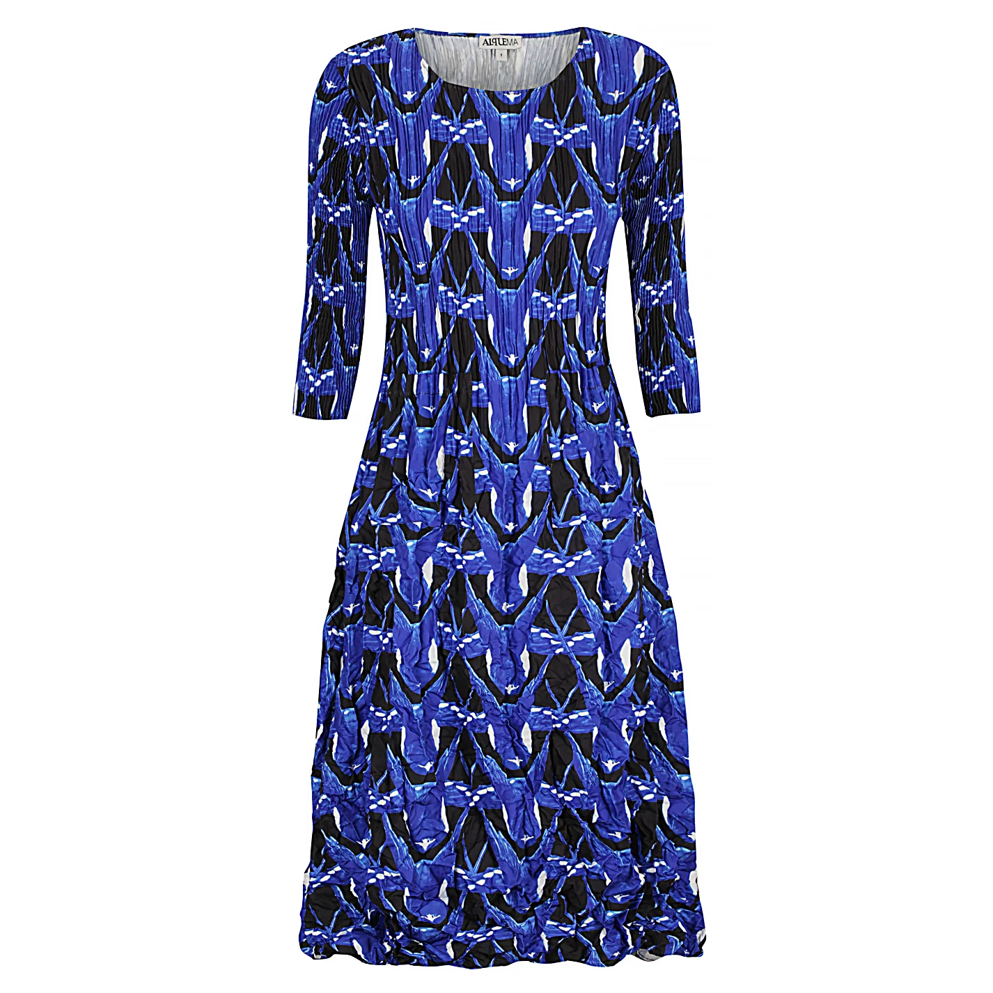 3/4 Sleeve Smash Pocket Dress - Prints - Image 22