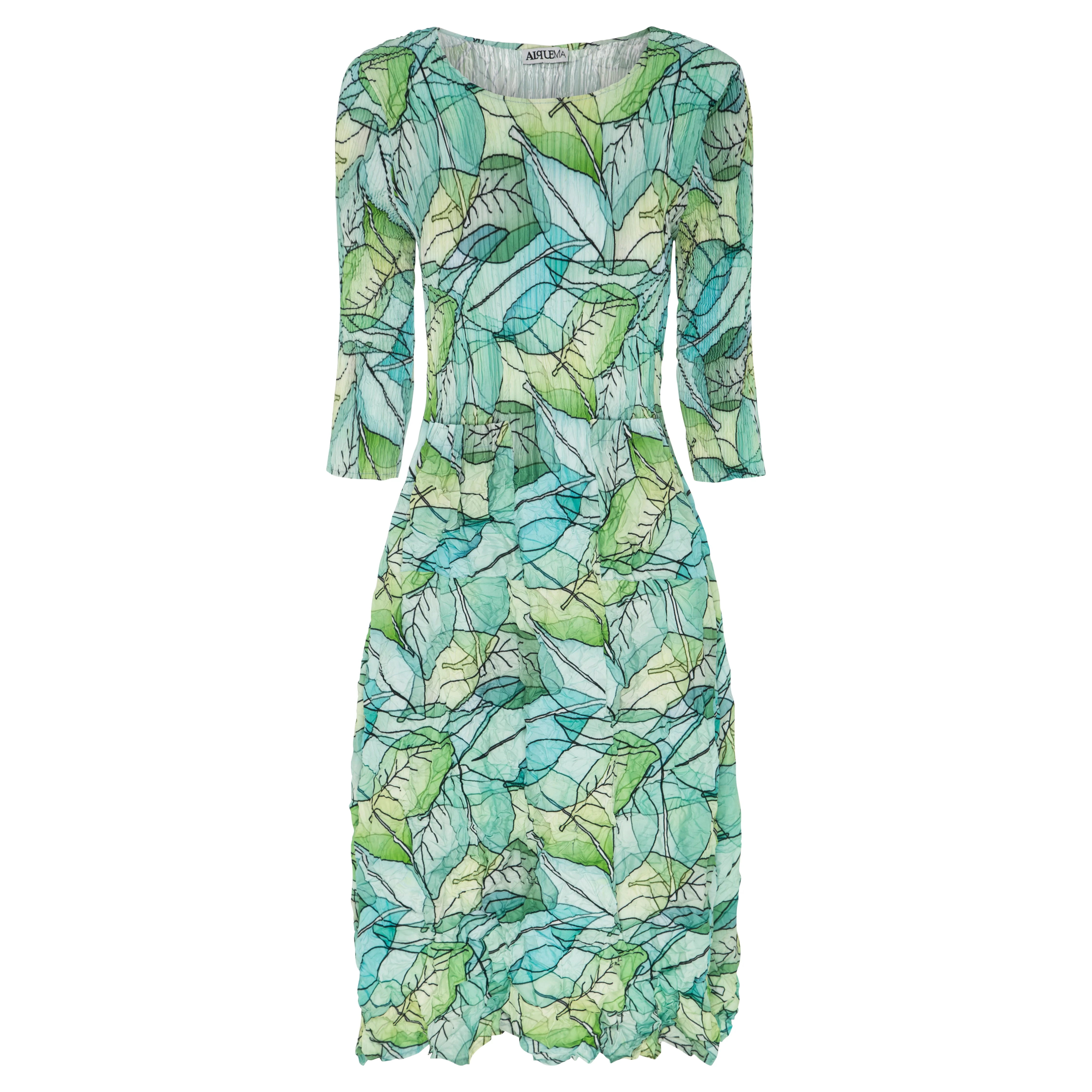 3/4 Sleeve Smash Pocket Dress - Prints - Image 27