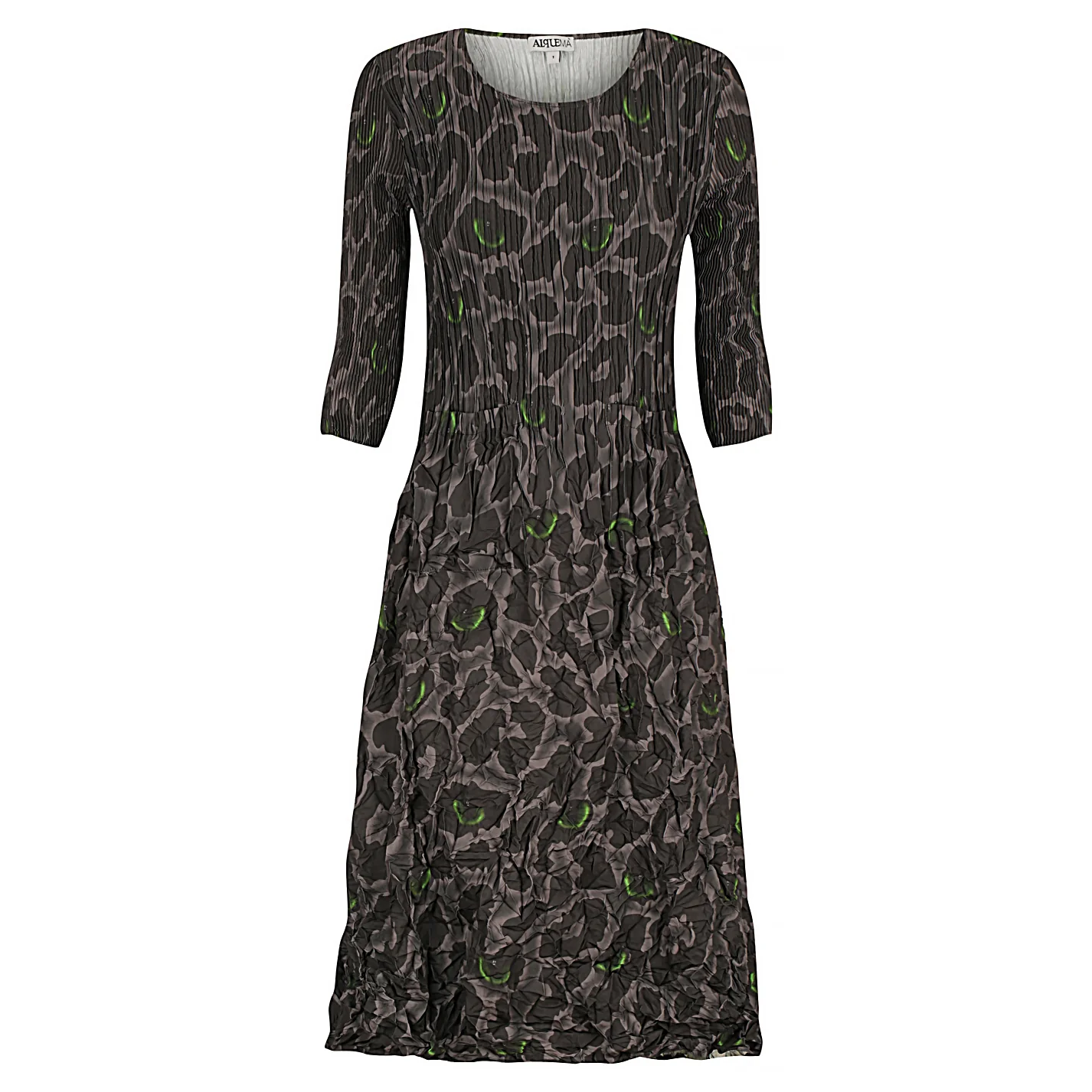 3/4 Sleeve Smash Pocket Dress - Prints - Image 29