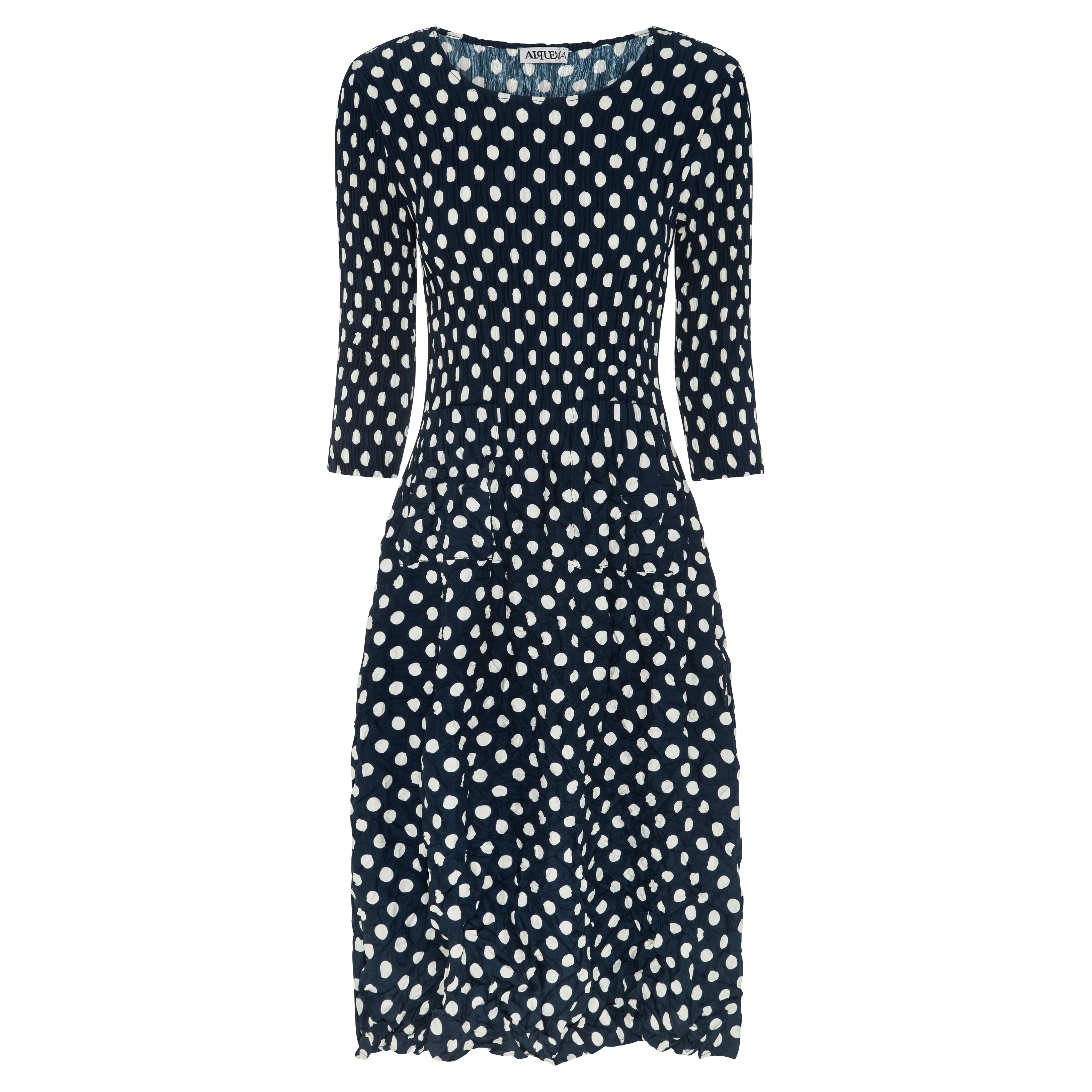 3/4 Sleeve Smash Pocket Dress - Prints - Image 4