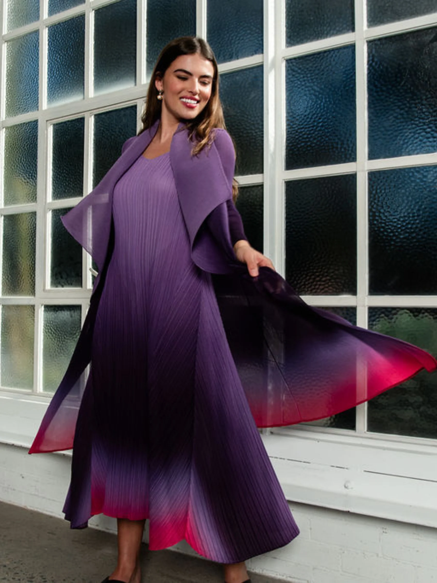 Collare Coat - Ombre - Image 23