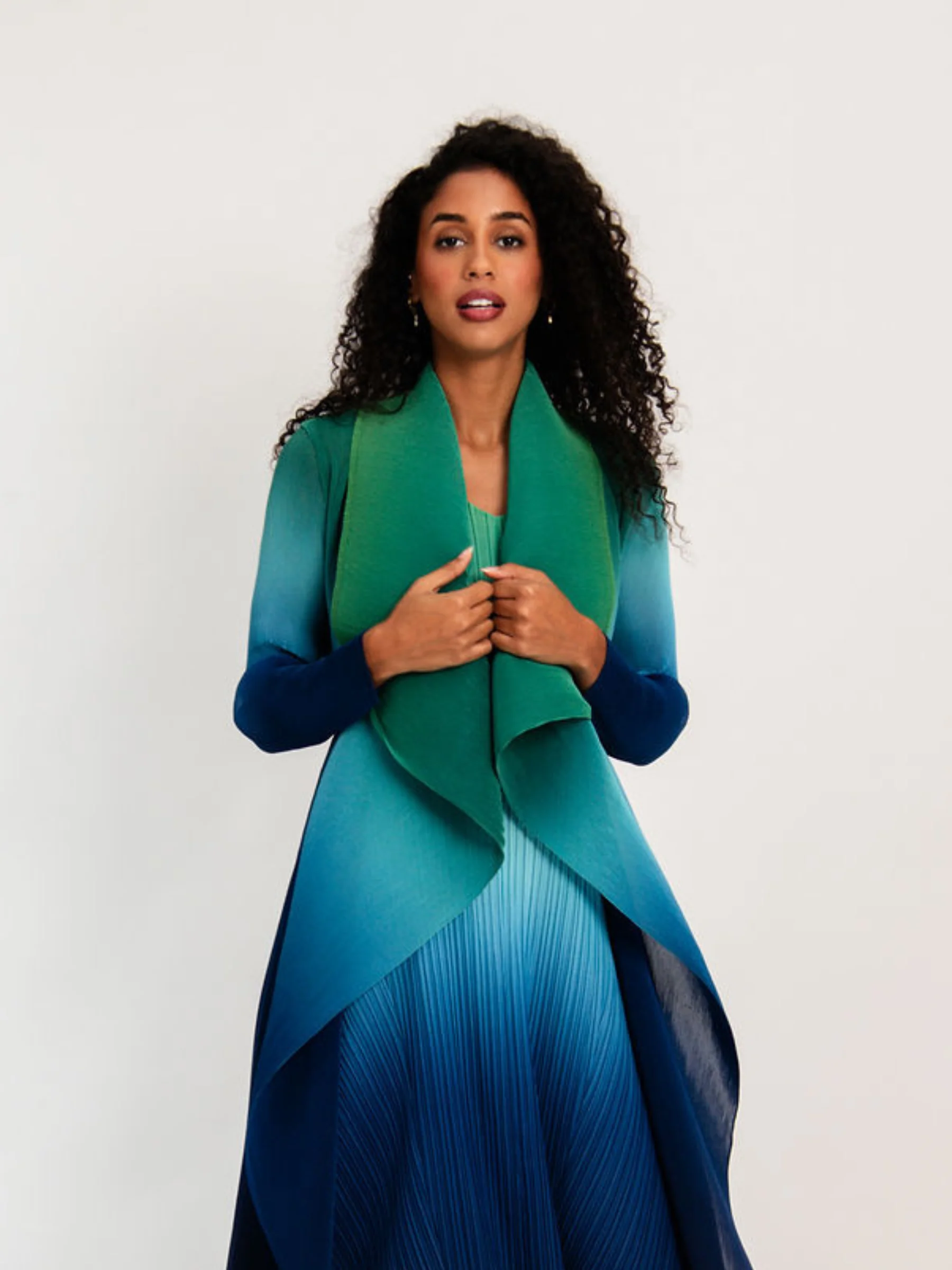 Collare Coat - Ombre - Image 42
