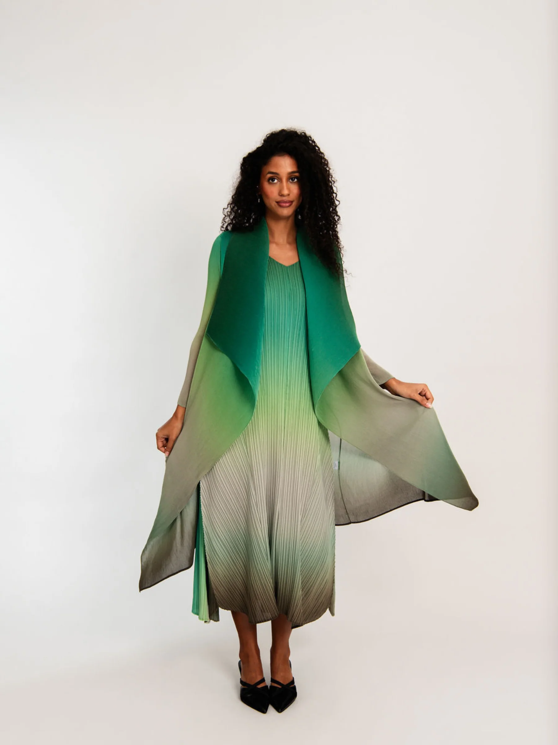 Collare Coat - Ombre - Image 56