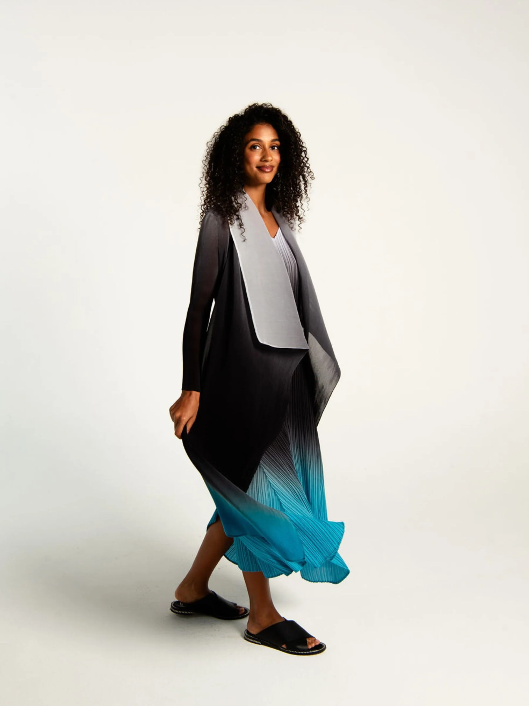 Collare Coat - Ombre - Image 23