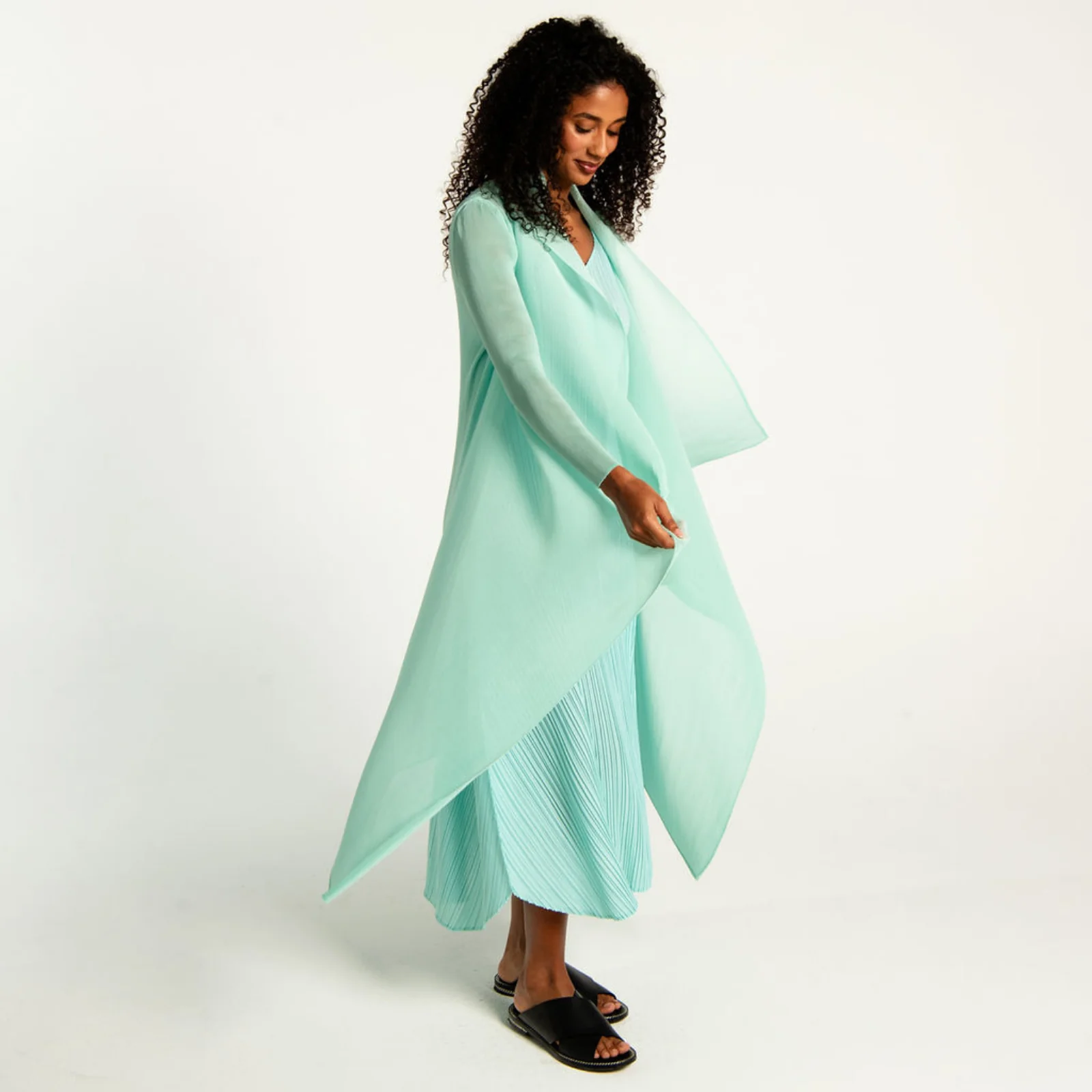Collare Coat - Plain - Image 5