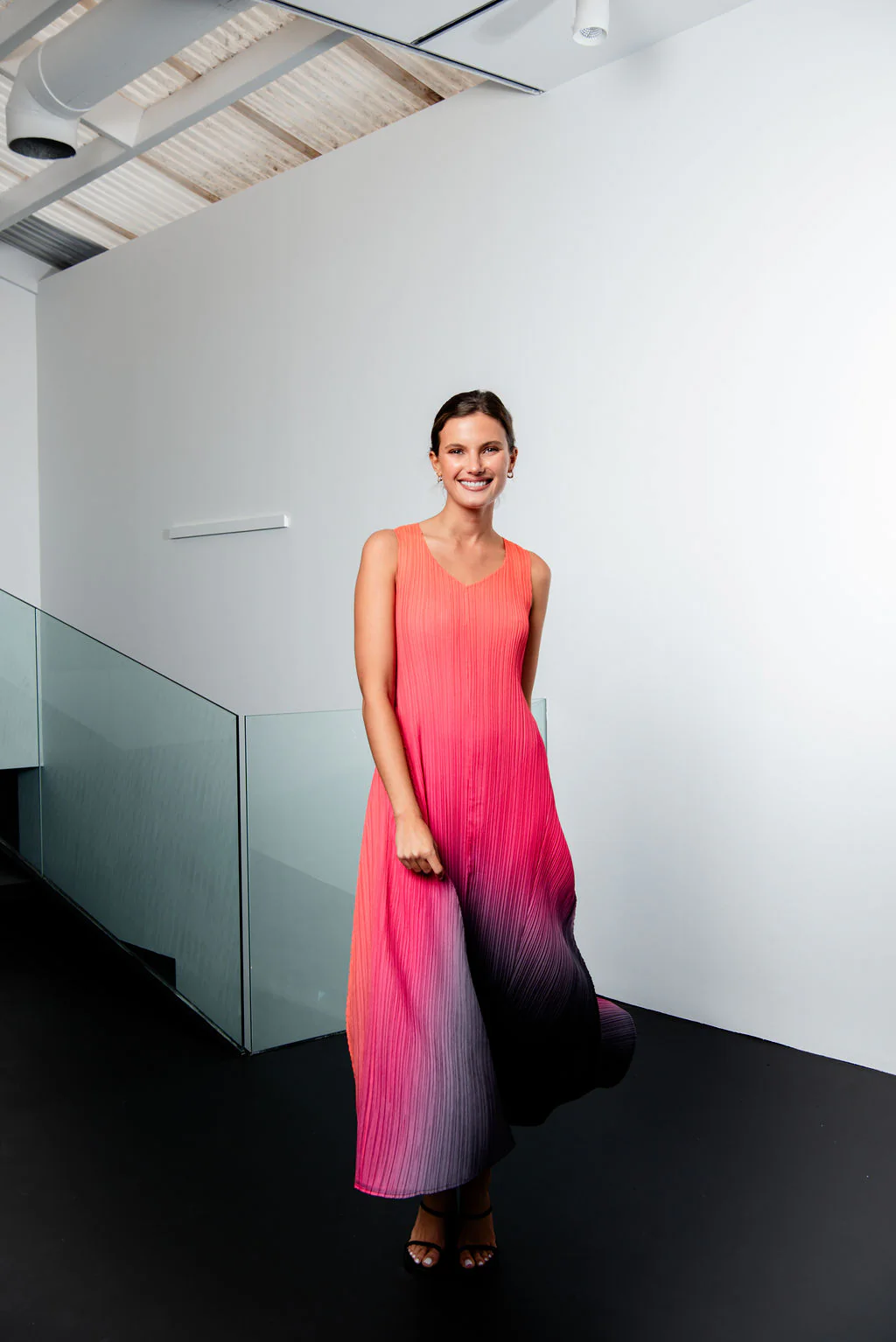 Long Estrella Dress - Ombre - Image 55