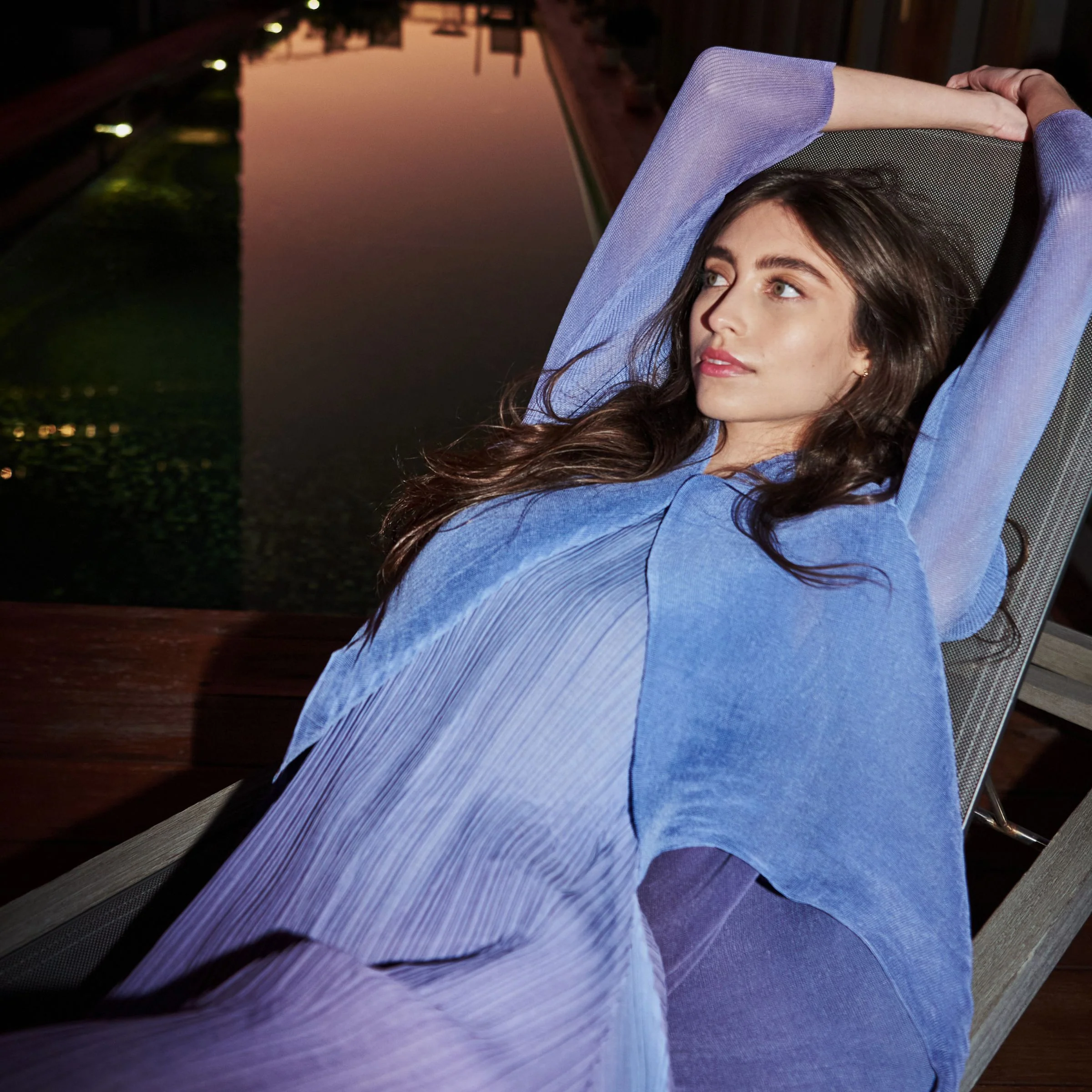 Long Estrella Dress - Ombre - Image 3