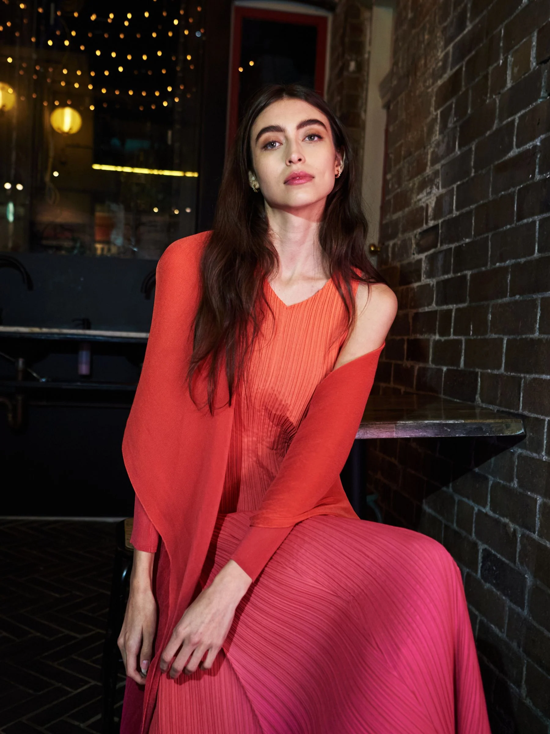 Long Estrella Dress - Ombre - Image 5