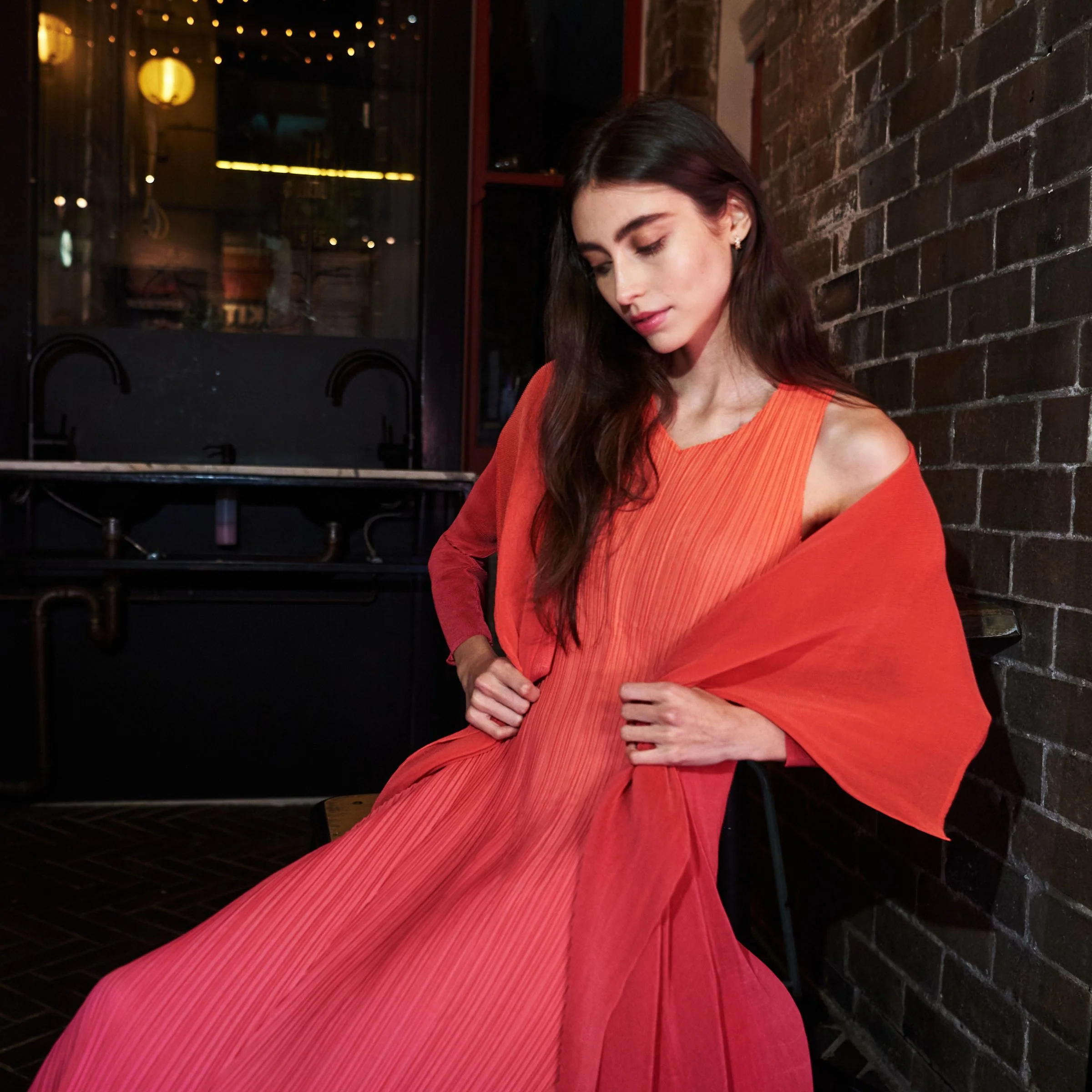 Long Estrella Dress - Ombre - Image 6