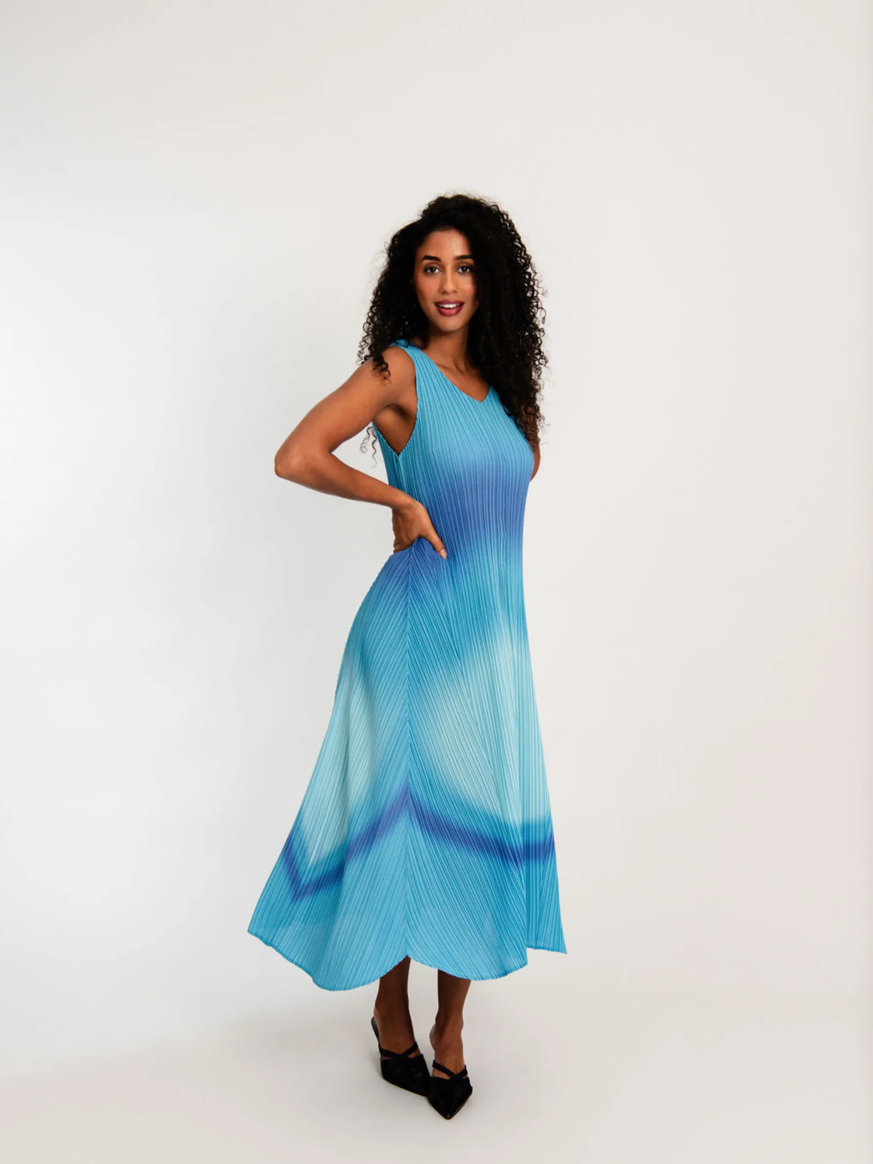 Long Estrella Dress - Ombre - Image 25