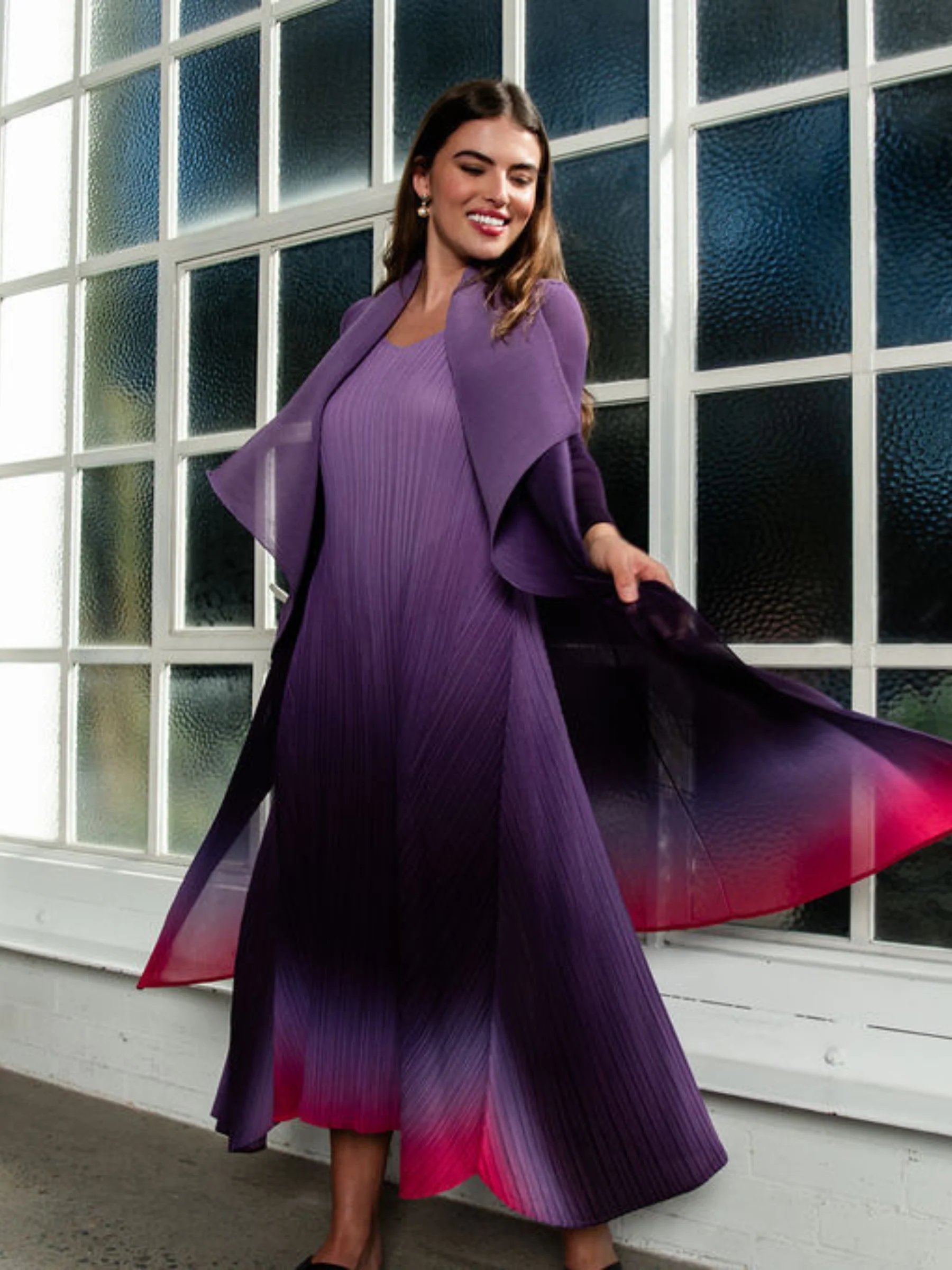Long Estrella Dress - Ombre - Image 26