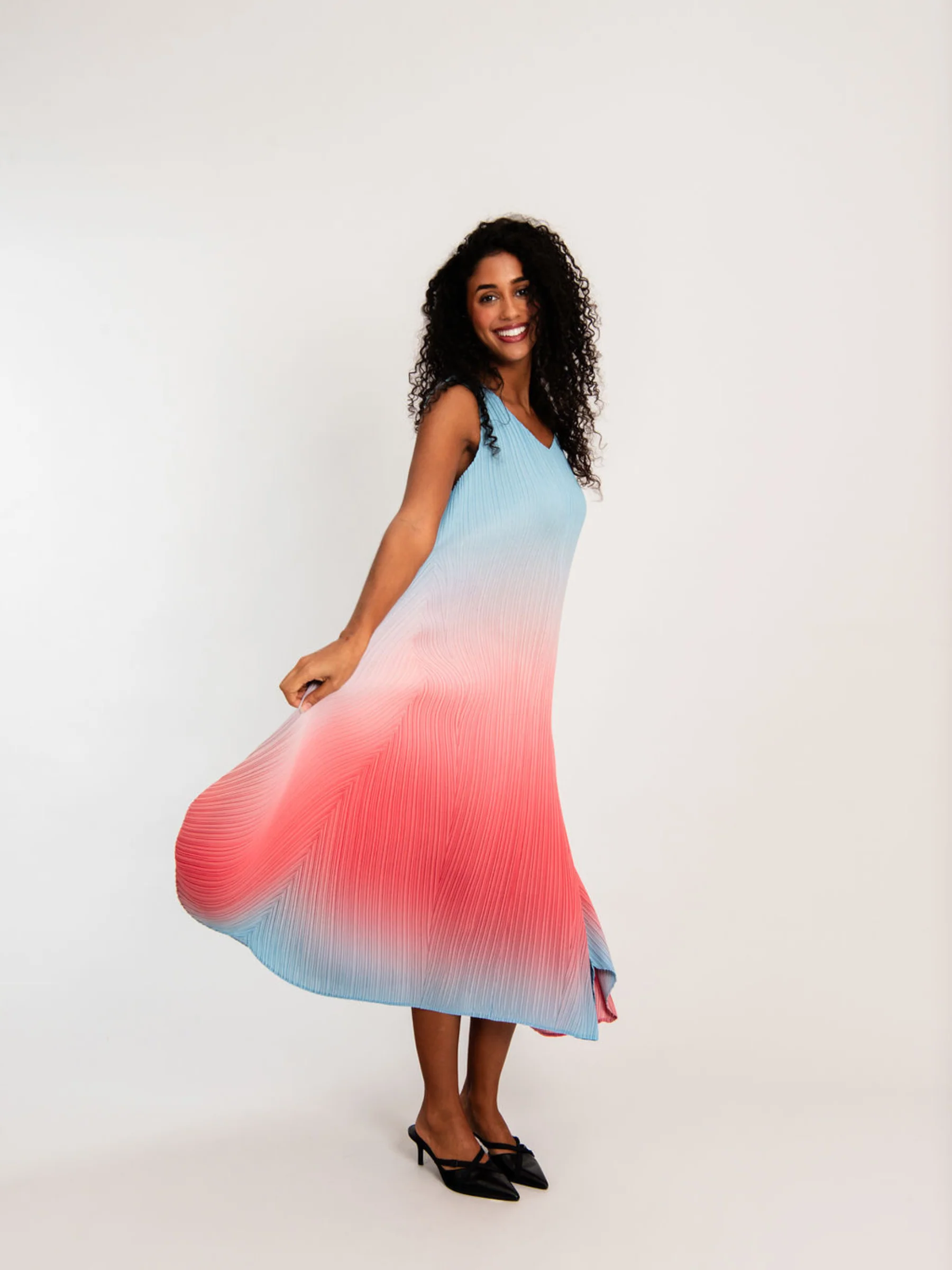 Long Estrella Dress - Ombre - Image 29