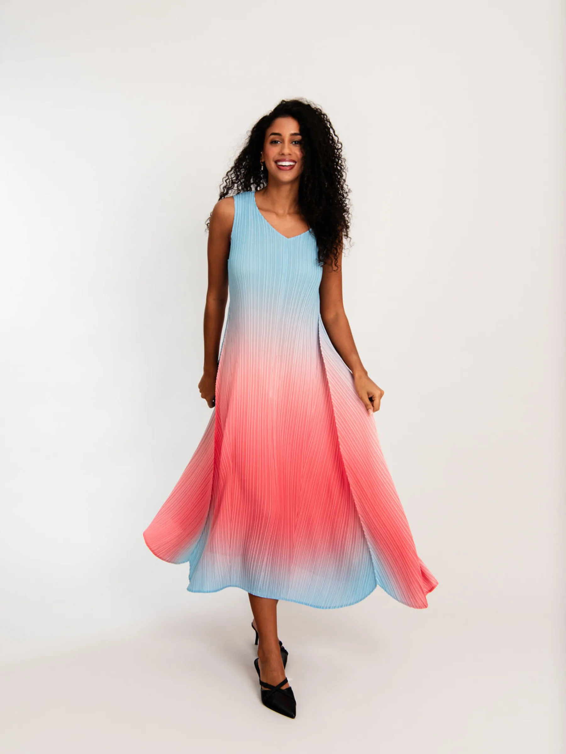Long Estrella Dress - Ombre - Image 30