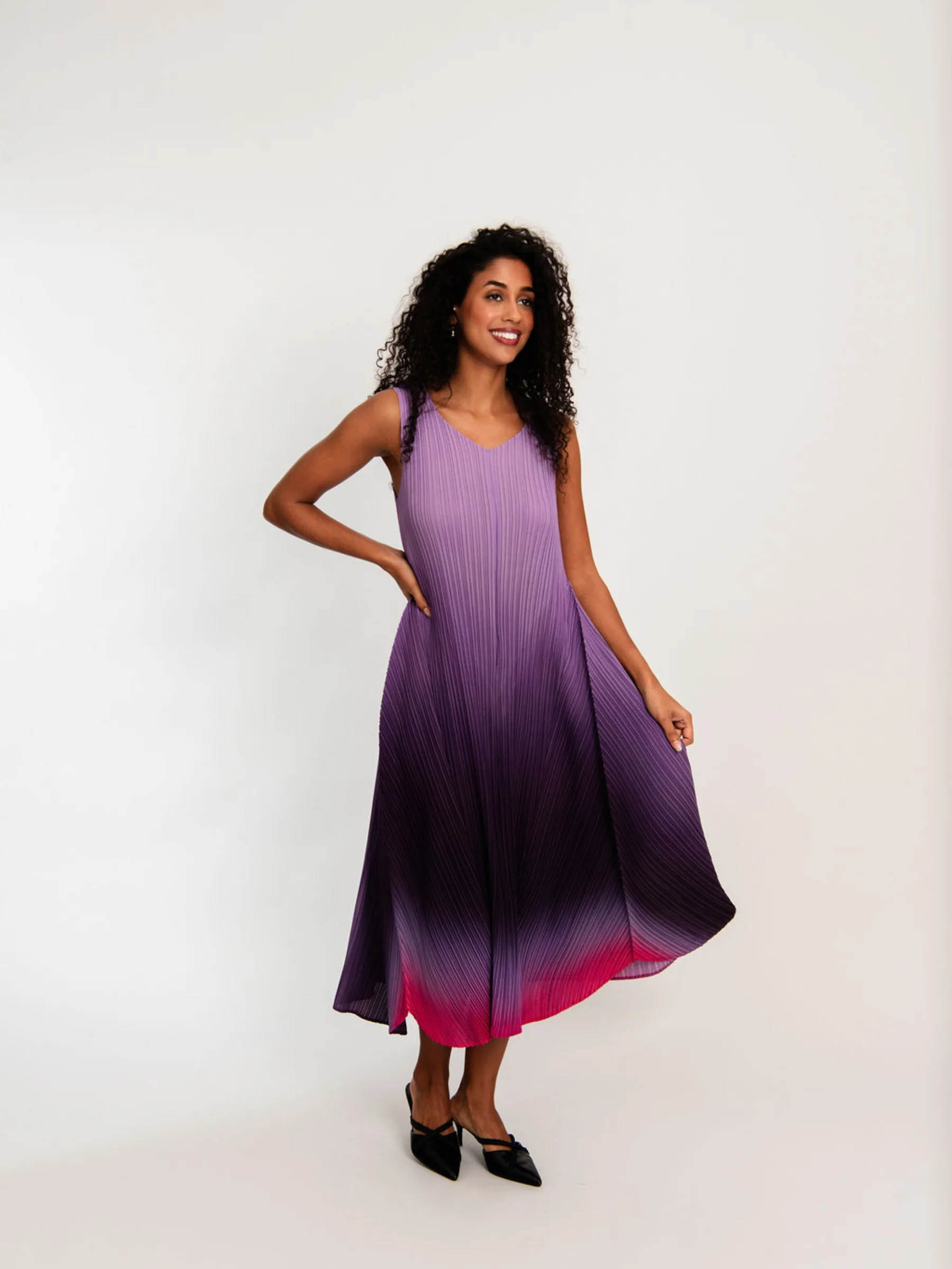 Long Estrella Dress - Ombre - Image 43