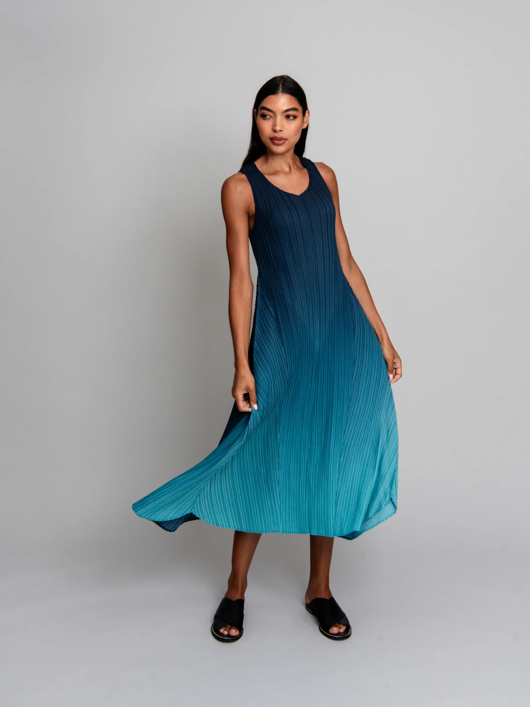 Long Estrella Dress - Ombre - Image 46