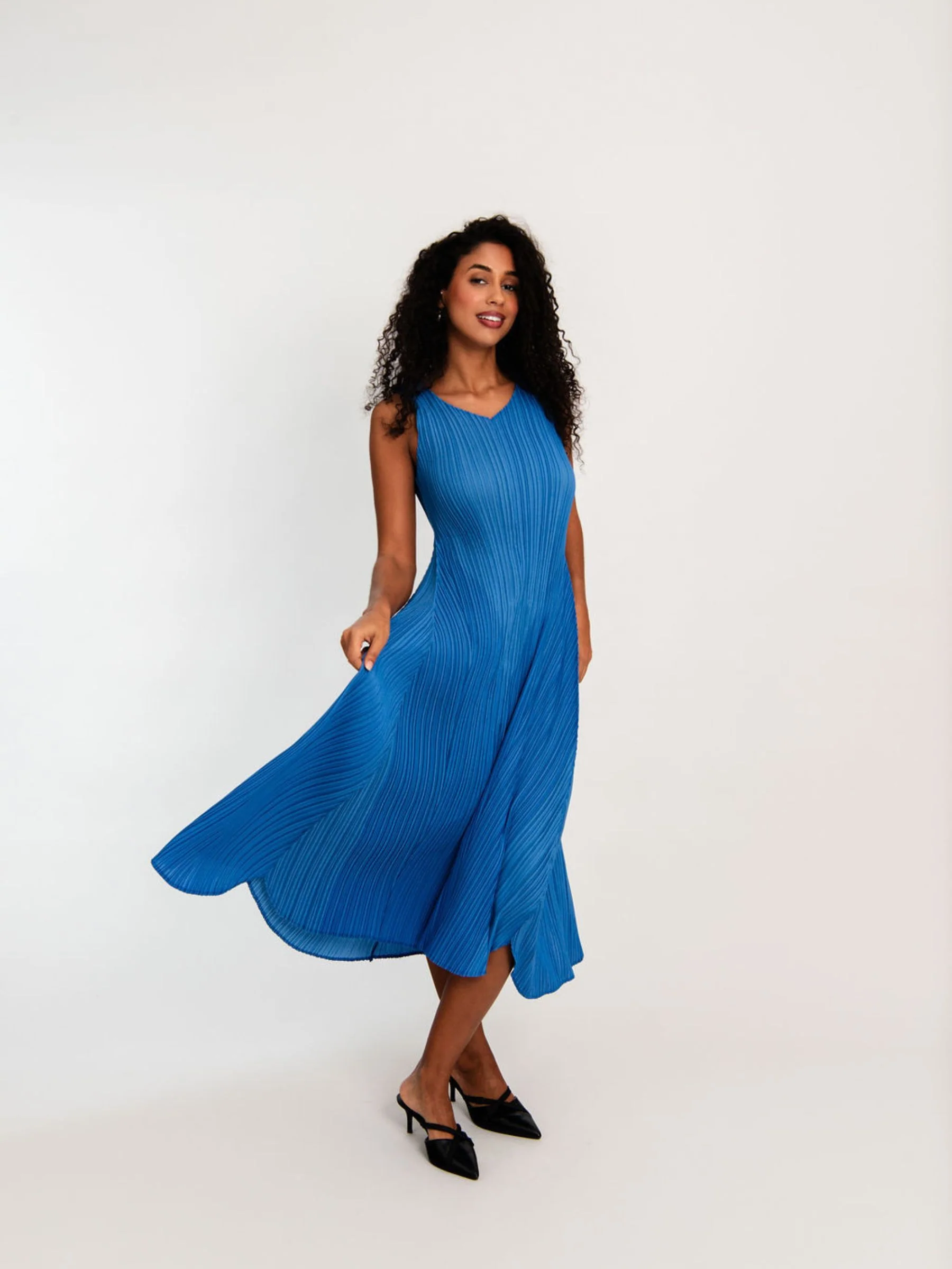 Long Estrella Dress - Plain - Image 10