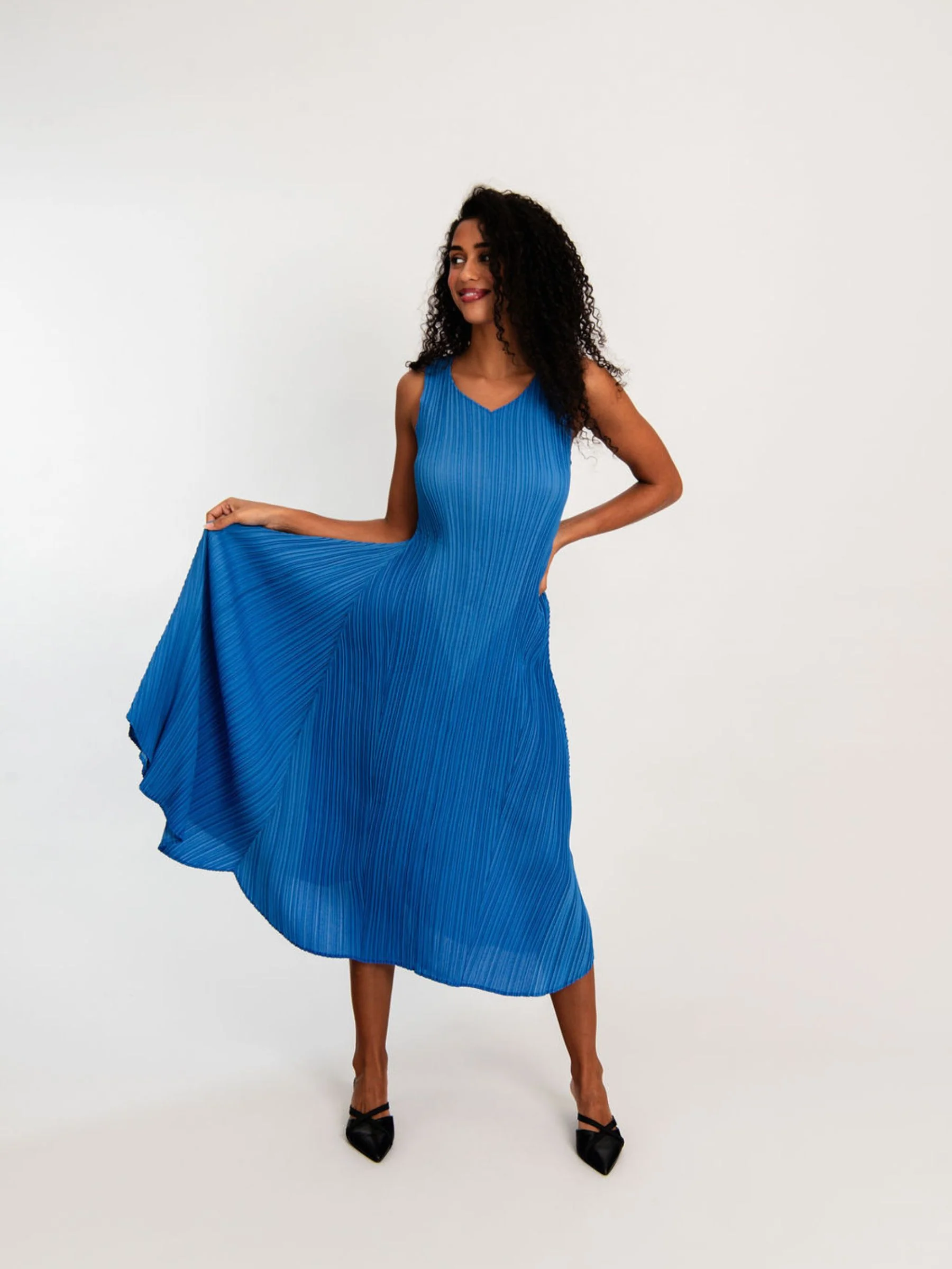 Long Estrella Dress - Plain - Image 9