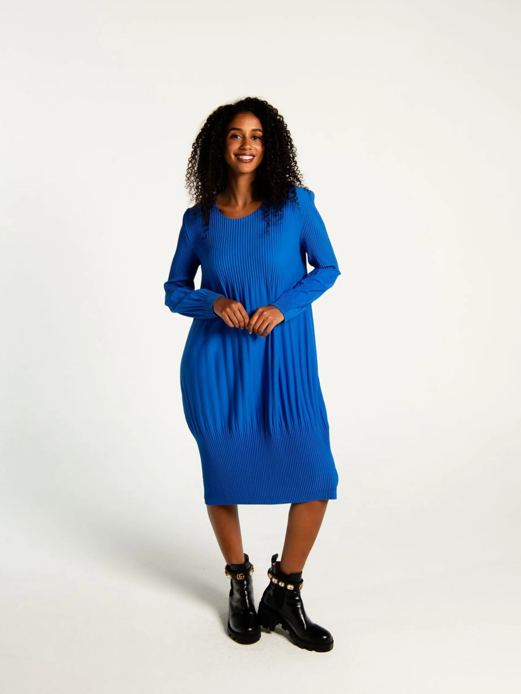 Long Sleeve Baby Doll Dress - Image 4