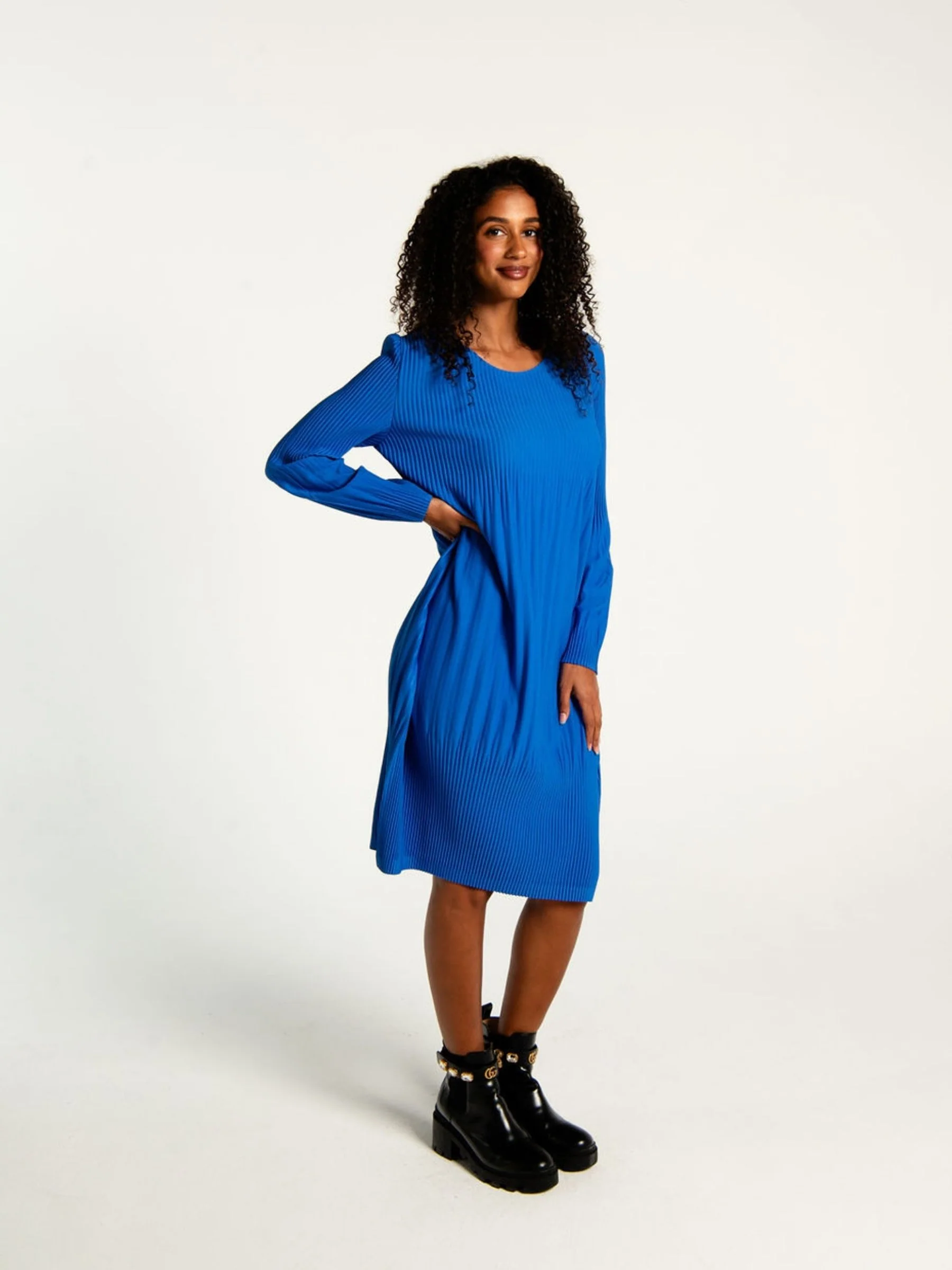 Long Sleeve Baby Doll Dress - Image 5